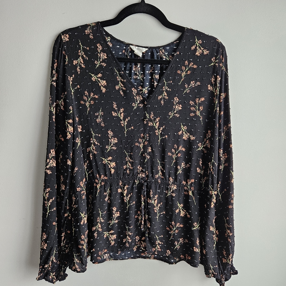 Caslon floral blouse